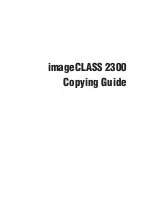 Preview for 2 page of Canon ImageCLASS 2300 Copying Manual