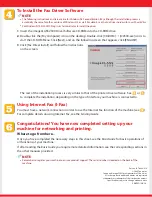 Предварительный просмотр 8 страницы Canon ImageCLASS 2300 Setup Sheet