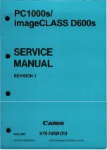 Canon imageCLASS D600s Service Manual preview