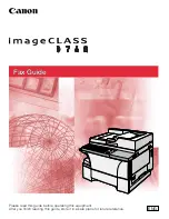 Canon imageCLASS D760 Fax Manual предпросмотр