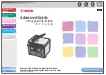 Canon IMAGECLASS MF4150 Advanced Manual preview