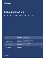 Предварительный просмотр 1 страницы Canon imageCLASS MF419dw Getting Started