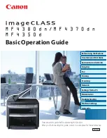 Предварительный просмотр 1 страницы Canon imageCLASS MF4370dn Basic Operation Manual