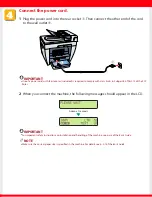 Предварительный просмотр 4 страницы Canon imageCLASS MF5530 Setup Sheet