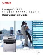 Canon imageCLASS MF5850dn Basic Operation Manual предпросмотр