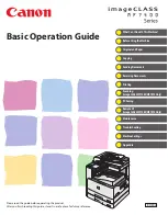 Canon imageCLASS MF7470 Basic Operation Manual предпросмотр