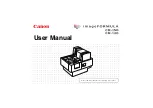 Предварительный просмотр 1 страницы Canon imageFormula CR-120 User Manual