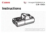 Canon imageFORMULA CR-135i High-Volu Instructions Manual preview