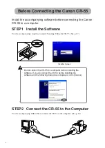 Предварительный просмотр 2 страницы Canon imageFORMULA CR-55 Startup Manual