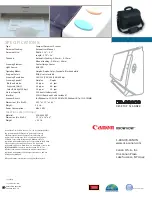 Предварительный просмотр 4 страницы Canon imageFORMULA DR-2080C Specification