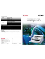 Canon imageFORMULA DR-3020 Specifications предпросмотр