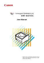 Canon imageFormula DR-6010C User Manual preview