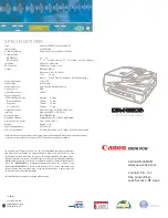 Предварительный просмотр 4 страницы Canon ImageFormula DR-7080C Specification