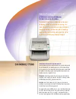 Preview for 2 page of Canon imageFORMULA DR-7580 Brochure & Specs