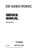 Предварительный просмотр 1 страницы Canon ImageFormula DR-9080C Service Manual