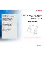 Preview for 1 page of Canon imageFormula DR-C225 User Manual