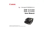 Canon imageFORMULA DR-G1100 Production Document... User Manual preview