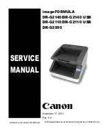 Canon imageFORMULA DR-G2140 Service Manual preview