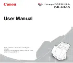 Preview for 1 page of Canon imageFORMULA DR-M160 User Manual