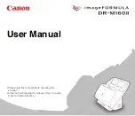 Preview for 1 page of Canon imageFORMULA DR-M160II User Manual