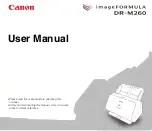 Canon imageFORMULA DR-M260 User Manual preview