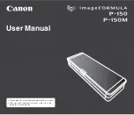 Предварительный просмотр 1 страницы Canon imageFORMULA P- User Manual