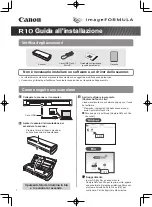 Preview for 18 page of Canon ImageFormula R10 Setup Manual