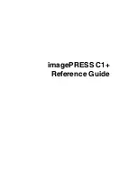 Предварительный просмотр 3 страницы Canon imagePRESS C1+ Reference Manual