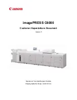 Canon imagePRESS C6000 Customer Expectation Document предпросмотр