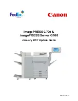 Canon ImagePress C700 Update Manual предпросмотр