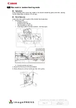 Preview for 74 page of Canon imagePRESS C7000VP Series Trouble Shooting Information