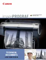 Canon imagePROGRAF iPF 755 Specifications preview