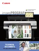 Предварительный просмотр 1 страницы Canon imagePROGRAF IPF MFP M40 Technical Documents