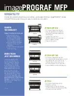 Предварительный просмотр 3 страницы Canon imagePROGRAF IPF MFP M40 Technical Documents