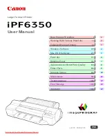 Canon imagePROGRAF iPF6350 User Manual preview