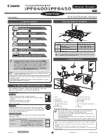 Canon imagePROGRAF iPF6400 Setup Manual предпросмотр