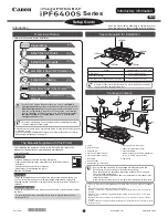 Canon imagePROGRAF iPF6400S Series Setup Manual предпросмотр