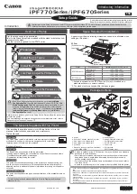 Предварительный просмотр 1 страницы Canon imagePROGRAF iPF770 Setup Manual