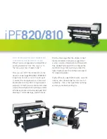 Preview for 3 page of Canon imagePROGRAF iPF810 Brochure & Specs