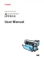 Canon imagePROGRAF iPF810 User Manual preview