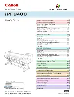 Canon imagePROGRAF iPF9400 User Manual preview