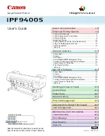 Canon imagePROGRAF iPF9400S User Manual preview