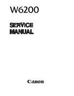 Предварительный просмотр 3 страницы Canon imagePROGRAF W6200 Service Manual