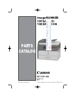 Предварительный просмотр 18 страницы Canon imageRUNNER 1019j Service Manual