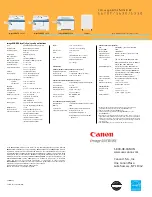 Предварительный просмотр 6 страницы Canon imageRUNNER 1310 Datasheet