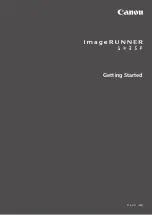 Canon imageRUNNER 1435P Getting Started preview