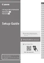 Canon imageRUNNER 1643iF II Setup Manual preview