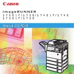 Предварительный просмотр 1 страницы Canon imageRUNNER 1750iF Manual