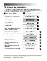 Preview for 3 page of Canon IMAGERUNNER 2016 Reference Manual