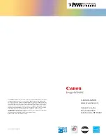 Preview for 4 page of Canon iMAGERUNNER 2018i Specifications